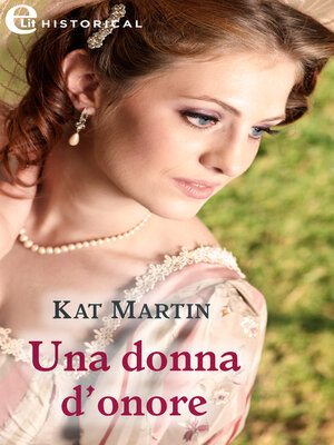 cover image of Una donna d'onore